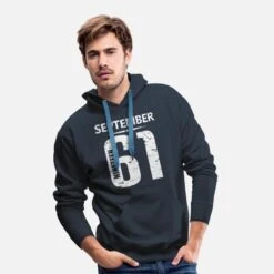 'September 1961 Jersey Number' Männer Premium Hoodie | Spreadshirt