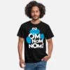 Gildan 'Sesamstraße Krümelmonster Om Nom Nom' Männer T-Shirt | Spreadshirt -Steman Clothing Shop sesamstrasse kruemelmonster om nom nom maenner t shirt