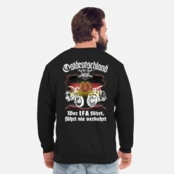 'Simson - IFA DDR Ostdeutschland -Front + Backprint' Unisex Pullover | Spreadshirt -Steman Clothing Shop simson ifa ddr ostdeutschland front backprint unisex pullover 3