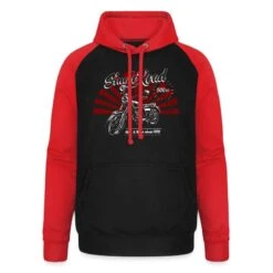 'single Road' Unisex Baseball Hoodie | Spreadshirt -Steman Clothing Shop single road unisex baseball hoodie 4
