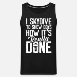 'Skydiving' Männer Premium Tanktop | Spreadshirt -Steman Clothing Shop skydiving maenner premium tanktop 6