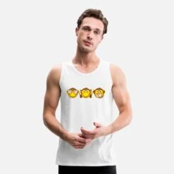'SmileyWorld Affen Als Smileys' Männer Premium Tanktop | Spreadshirt
