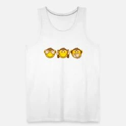 'SmileyWorld Affen Als Smileys' Männer Premium Tanktop | Spreadshirt -Steman Clothing Shop smileyworld affen als smileys maenner premium tanktop 4