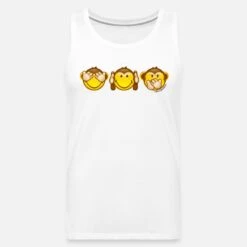 'SmileyWorld Affen Als Smileys' Männer Premium Tanktop | Spreadshirt -Steman Clothing Shop smileyworld affen als smileys maenner premium tanktop 6
