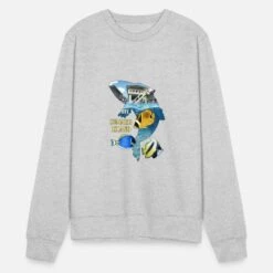 'Sommerinsel Wasser Villa Cartoon Illustration' Unisex Pullover | Spreadshirt -Steman Clothing Shop sommerinsel wasser villa cartoon illustration unisex pullover 4