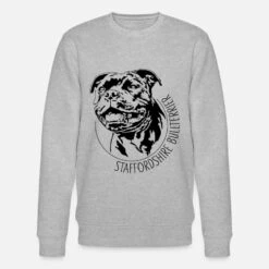 'STAFFORDSHIRE BULLTERRIER Hundeportrait Wilsigns' Männer Bio Pullover | Spreadshirt 11 'STAFFORDSHIRE BULLTERRIER Hundeportrait Wilsigns' Männer Bio Pullover | Spreadshirt -Steman Clothing Shop staffordshire bullterrier hundeportrait wilsigns maenner bio pullover 4