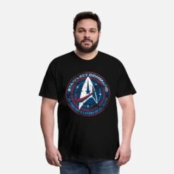 'Star Trek Discovery Abzeichen Sternenflotte' Männer Premium T-Shirt | Spreadshirt -Steman Clothing Shop star trek discovery abzeichen sternenflotte maenner premium t shirt 2