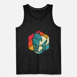 'Tapir Vintage Retro - Geschenk' Männer Premium Tanktop | Spreadshirt -Steman Clothing Shop tapir vintage retro geschenk maenner premium tanktop 4