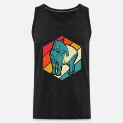 'Tapir Vintage Retro - Geschenk' Männer Premium Tanktop | Spreadshirt -Steman Clothing Shop tapir vintage retro geschenk maenner premium tanktop 6
