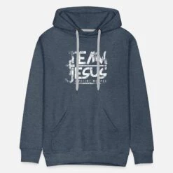 'Team Jesus' Männer Premium Hoodie | Spreadshirt -Steman Clothing Shop team jesus maenner premium hoodie 2