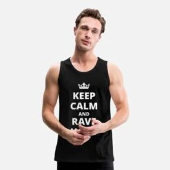 'Techno - Rave' Männer Premium Tanktop | Spreadshirt