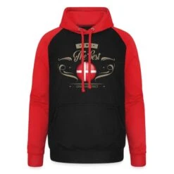 'The Best Dänemark - Denmark' Unisex Baseball Hoodie | Spreadshirt -Steman Clothing Shop the best daenemark denmark unisex baseball hoodie 7