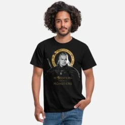 Gildan 'The Witcher Geralt Monsters That Kill Monsters' Männer T-Shirt | Spreadshirt