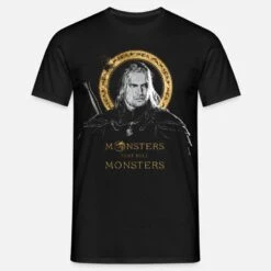 Gildan 'The Witcher Geralt Monsters That Kill Monsters' Männer T-Shirt | Spreadshirt -Steman Clothing Shop the witcher geralt monsters that kill monsters maenner t shirt 6