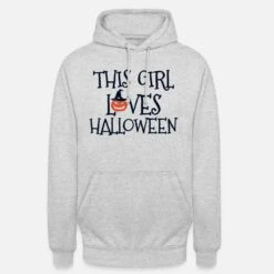 'THIS GIRL LOVES HALLOWEEN' Unisex Hoodie | Spreadshirt -Steman Clothing Shop this girl loves halloween unisex hoodie 8