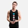 'Trans Herzen Transsexuell Trans* Herz Transgender' Männer Premium Tanktop | Spreadshirt -Steman Clothing Shop trans herzen transsexuell trans herz transgender maenner premium tanktop