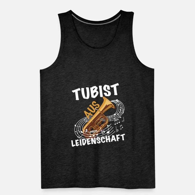 'Tubist Aus Leidenschaft' Männer Premium Tanktop | Spreadshirt 7 'Tubist Aus Leidenschaft' Männer Premium Tanktop | Spreadshirt – Bild 5