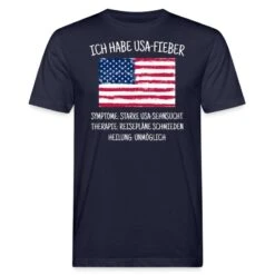 'USA Fieber - Shirt Für USA LIebhaber & Geschenk' Männer Bio T-Shirt | Spreadshirt -Steman Clothing Shop usa fieber shirt fuer usa liebhaber geschenk maenner bio t shirt 1