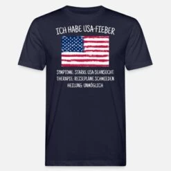 'USA Fieber - Shirt Für USA LIebhaber & Geschenk' Männer Bio T-Shirt | Spreadshirt -Steman Clothing Shop usa fieber shirt fuer usa liebhaber geschenk maenner bio t shirt 2