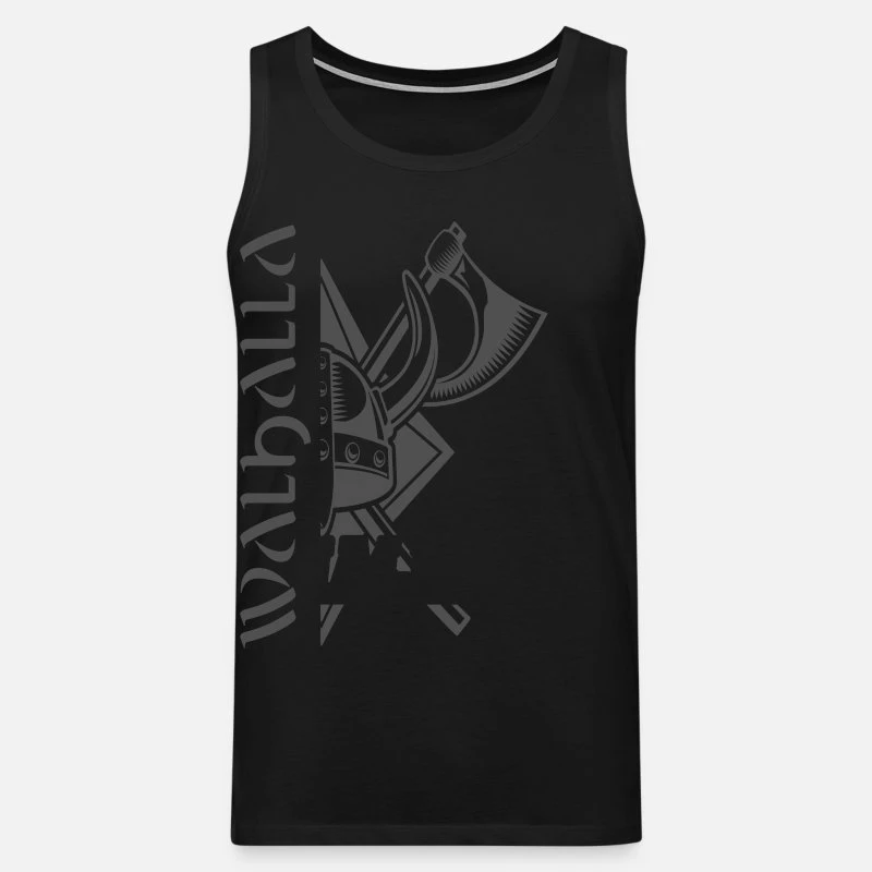 'Valhalla Viking Vikings Bjoern Eisenseite' Männer Premium Tanktop | Spreadshirt 9 'Valhalla Viking Vikings Bjoern Eisenseite' Männer Premium Tanktop | Spreadshirt – Bild 7