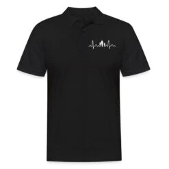 Gildan 'Vater Mit Zwei Töchtern Herzschlag' Männer Poloshirt | Spreadshirt -Steman Clothing Shop vater mit zwei toechtern herzschlag maenner poloshirt 1