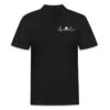Gildan 'Vater Mit Zwei Töchtern Herzschlag' Männer Poloshirt | Spreadshirt -Steman Clothing Shop vater mit zwei toechtern herzschlag maenner poloshirt