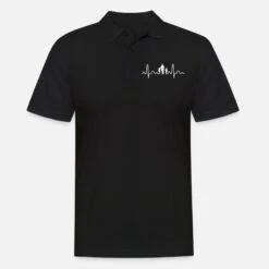 Gildan 'Vater Mit Zwei Töchtern Herzschlag' Männer Poloshirt | Spreadshirt -Steman Clothing Shop vater mit zwei toechtern herzschlag maenner poloshirt 6