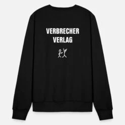 'Verbrecher Verlag Logo' Unisex Pullover | Spreadshirt -Steman Clothing Shop verbrecher verlag logo unisex pullover 5