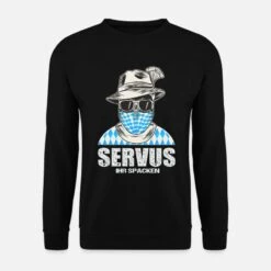 'Volksfest Bayrisch Lustig Servus Ihr Spacken' Unisex Pullover | Spreadshirt -Steman Clothing Shop volksfest bayrisch lustig servus ihr spacken unisex pullover 6