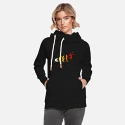 'Volleyball Evolution Design' Unisex Schalkragen Hoodie | Spreadshirt -Steman Clothing Shop volleyball evolution design unisex schalkragen hoodie 2