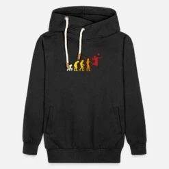 'Volleyball Evolution Design' Unisex Schalkragen Hoodie | Spreadshirt -Steman Clothing Shop volleyball evolution design unisex schalkragen hoodie 4