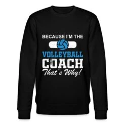 'Volleyball-Trainer-Geschenkidee' Männer Bio Pullover | Spreadshirt -Steman Clothing Shop volleyball trainer geschenkidee maenner bio pullover 2