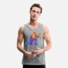 'Volleyball Volleyballspieler Beachvolleyball' Männer Premium Tanktop | Spreadshirt -Steman Clothing Shop volleyball volleyballspieler beachvolleyball maenner premium tanktop