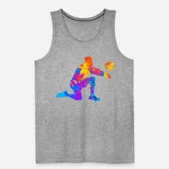 'Volleyball Volleyballspieler Beachvolleyball' Männer Premium Tanktop | Spreadshirt -Steman Clothing Shop volleyball volleyballspieler beachvolleyball maenner premium tanktop 4