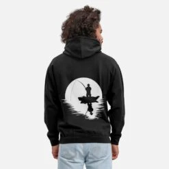 'Vollmond Angler Mond Angeln Fischen Style Geschenk' Unisex Hoodie | Spreadshirt -Steman Clothing Shop vollmond angler mond angeln fischen style geschenk unisex hoodie 3