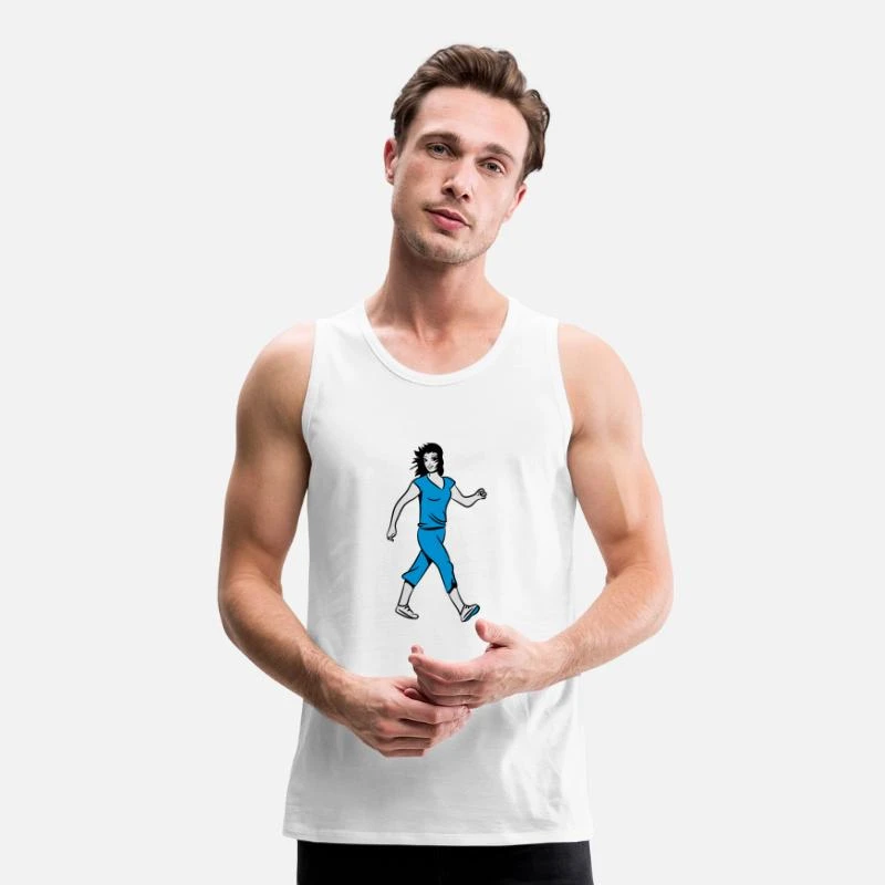 'walking Frau Sport' Männer Premium Tanktop | Spreadshirt 3 'walking Frau Sport' Männer Premium Tanktop | Spreadshirt