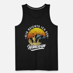 'Wandern Hobby Leidenschaft' Männer Premium Tanktop | Spreadshirt -Steman Clothing Shop wandern hobby leidenschaft maenner premium tanktop 4