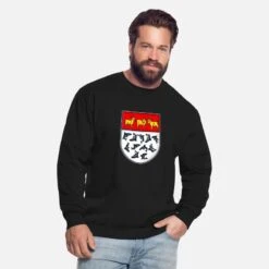 'Wappen Ziegen Haie Köln' Unisex Pullover | Spreadshirt -Steman Clothing Shop wappen ziegen haie koeln unisex pullover 1