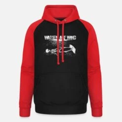 'WartenAufWind 2 Weiß' Unisex Baseball Hoodie | Spreadshirt -Steman Clothing Shop wartenaufwind 2 weiss unisex baseball hoodie 8