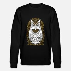 'Weiße Eule' Männer Bio Pullover | Spreadshirt 11 'Weiße Eule' Männer Bio Pullover | Spreadshirt -Steman Clothing Shop weisse eule maenner bio pullover 4