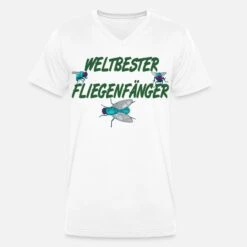 'Weltbester Fliegenfänger, Insekten Stubenfliege' Männer Bio T-Shirt Mit V-Ausschnitt | Spreadshirt -Steman Clothing Shop weltbester fliegenfaenger insekten stubenfliege maenner bio t shirt mit v ausschnitt 4