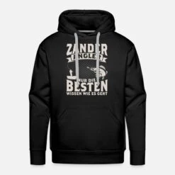 'ZANDER ANGLER' Männer Premium Hoodie | Spreadshirt -Steman Clothing Shop zander angler maenner premium hoodie 4